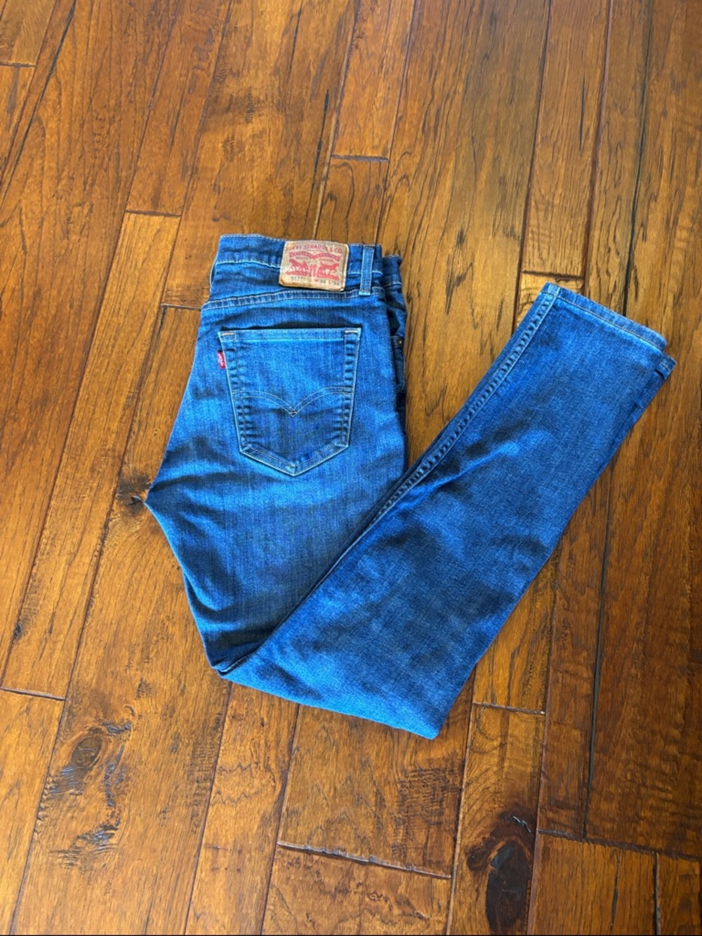 Levi's Indigo Blue Slim Straight Jeans